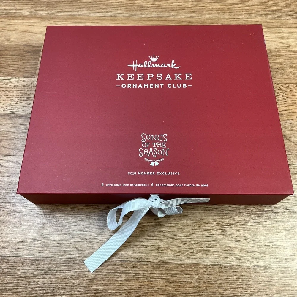 Hallmark Keepsake Ornament Club 2018 Songs of The Season Set‎